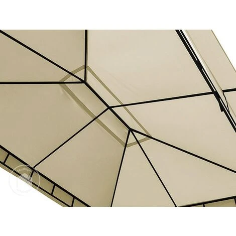 Tetto Di Ricambio 3x4 M Per Sunset Classic Circa 180 G/m² Crema 3 Tetto Di Ricambio 3x4 M Per Sunset Classic Circa 180 G/m² Crema - immagine 3