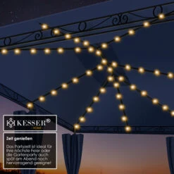 KESSER® - Padiglione 3x4m Comprese Pareti Laterali Con Cerniere, Tendone Per Feste Quadrato Tenda Per Feste Tenda Da Giardino Gazebo Tenda Da Giardino Di Lusso Padiglione Da Giardino Navyblau (de) -Vendite VIDAXL 57143770 4