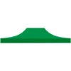Telo Di Copertura Superiore Per Gazebo 3x4,5 Mt. Copertura Di Ricambio In Trama Oxford Rivestita In PVC. Impermeabile E Resistente Ai Raggi UV. Colore Verde