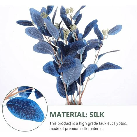 3 Pezzi Foglie Di Eucalipto Steli Sfusi Steli Verdi Artificiali Rami Di Piante Di Eucalipto Finti Per La Disposizione Dei Fiori Centrotavola Vaso Bouquet Da Sposa (rosso) 2 3 Pezzi Foglie Di Eucalipto Steli Sfusi Steli Verdi Artificiali Rami Di Piante Di Eucalipto Finti Per La Disposizione Dei Fiori Centrotavola Vaso Bouquet Da Sposa (rosso) - immagine 2
