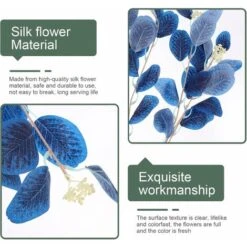 3 Pezzi Foglie Di Eucalipto Steli Sfusi Steli Verdi Artificiali Rami Di Piante Di Eucalipto Finti Per La Disposizione Dei Fiori Centrotavola Vaso Bouquet Da Sposa (rosso) 9 3 Pezzi Foglie Di Eucalipto Steli Sfusi Steli Verdi Artificiali Rami Di Piante Di Eucalipto Finti Per La Disposizione Dei Fiori Centrotavola Vaso Bouquet Da Sposa (rosso) -Vendite VIDAXL 63843530 5