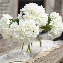Bouquet Da Sposa Di Fiori Artificiali Con Ramo Di Ortensia Di Seta Da 1 Pezzo Per La DecorazioneFiori Artificiali E Secchi -Vendite VIDAXL 64494732 4