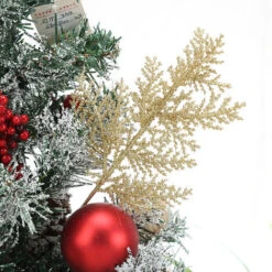 SOEKAVIA Confezione Da 10 Pezzi Di Foglie Artificiali Con Brillantini Di Natale, Con Foglie Finte E Rami Di Albero, Decorazione Fai Da Te Per Bouquet Di Fiori, Colore:Argento -Vendite VIDAXL 64521580 3