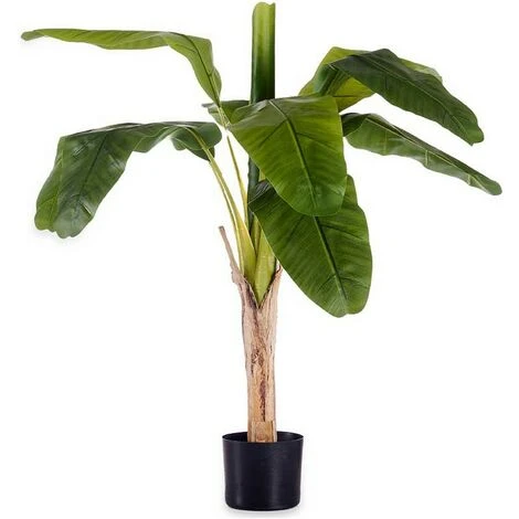 Pianta Decorativa Banano Verde Plastica (80 X 120 X 80 Cm) 1 Pianta Decorativa Banano Verde Plastica (80 X 120 X 80 Cm)