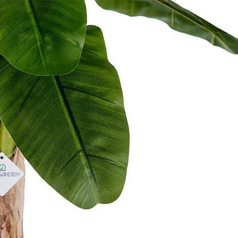 Pianta Decorativa Banano Verde Plastica (80 X 120 X 80 Cm) 2 Pianta Decorativa Banano Verde Plastica (80 X 120 X 80 Cm) - immagine 2