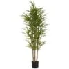 Pianta Decorativa Bambù Verde Plastica (80 X 150 X 80 Cm)