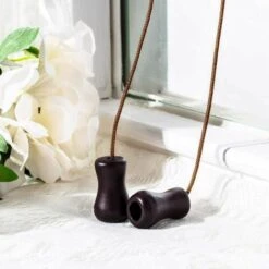 Rotolo Di Corda Intrecciata Marrone Superma 55 M Con Ciondolo In Legno Marrone 4 Pezzi (marrone) -Vendite VIDAXL 67411495 3