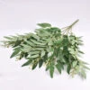GroupM ITimulazione Bouquet Di Foglie Di Salice Simulazione Fiore Decorazione Della Casa Decorazione Verde 3 Pezzi