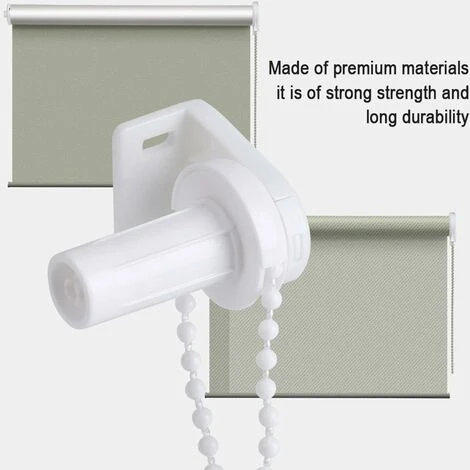 Gruppo Frizione Roller Shade Chain Regolabile Bead Per Shade Curtain Sheer Tube 17mm Kit Accessori Staffa Ruota Frizione Kit Riparazione Puleggia Laterale Alta Qualità 4 Gruppo Frizione Roller Shade Chain Regolabile Bead Per Shade Curtain Sheer Tube 17mm Kit Accessori Staffa Ruota Frizione Kit Riparazione Puleggia Laterale Alta Qualità - immagine 4