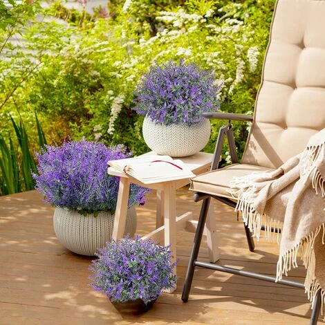 9 Steli Finta Lavanda Viola Pianta Finta Fiori Viola Per La Reception Domestica, L'ufficio, L'arredamento Del Patio O L'arredamento Di Nozze Fai-da-te 4 9 Steli Finta Lavanda Viola Pianta Finta Fiori Viola Per La Reception Domestica, L'ufficio, L'arredamento Del Patio O L'arredamento Di Nozze Fai-da-te - immagine 4