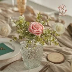 READCLY-Fiori Artificiali, 25 Rose Artificiali Realistiche Per Bouquet Da Sposa, Decorazioni Per La Casa -Vendite VIDAXL 72196704 3