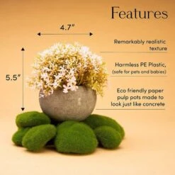 Piante Finte, Set Di Piante Finte Per Interni, 3 Mini Piante Multicolori Realistiche In Vaso, Piantine Finte Decorative In Confezione Regalo E Mobili -Vendite VIDAXL 74098089 3