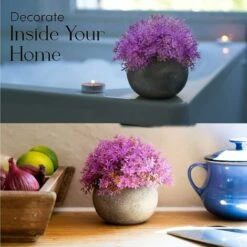 Piante Finte, Set Di Piante Finte Per Interni, 3 Mini Piante Multicolori Realistiche In Vaso, Piantine Finte Decorative In Confezione Regalo E Mobili -Vendite VIDAXL 74098089 5