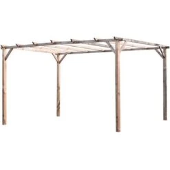 GAZEBO PERGOLA LEGNO 3X4 IMPREGNATO IN AUTOCLAVE
