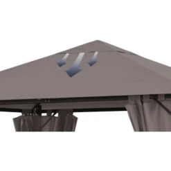 Tetto Di Ricambio Per Gazebo Da Giardino 3x3m 250g/m³ Marrone-Grigio -Vendite VIDAXL 78128758 3
