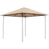 Tetto Di Ricambio Per Gazebo Da Giardino 3x3m 250g/m³ Beige