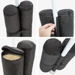 4 Zavorre Per Gazebo In Poliestere - Pesi Per Gazebo -Vendite VIDAXL 8008248 3