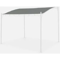 Telo Di Tetto Per Pergola Brestum 3x2,5m Colore Grigio - Telo Di Ricambio Per Pergola, Tela Di Ricambio