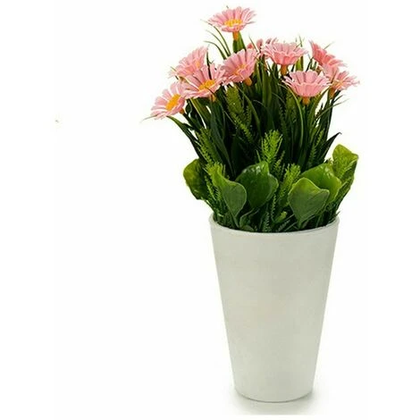 Pianta Decorativa Margarita Plastica (12 X 21 X 12 Cm) (12 Unità) 3 Pianta Decorativa Margarita Plastica (12 X 21 X 12 Cm) (12 Unità) - immagine 3