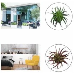 Pianta Artificiale Simulazione Di Fiori Artificiali Pianta Grassa Fresia Pianta In Vaso Simulazione Interna Fiore Decorazione Della Casa Bonsai Ornamenti Pianta Verde Pianta Di Simulazione (Marrone) -Vendite VIDAXL 85904990 5