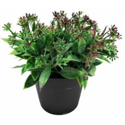 Pianta Artificiale Fiore Artificiale Piccolo Legno Di Sandalo Colorazione Rossa Vaso Bonsai Pianta Di Simulazione Fiore Di Alga D'acqua Decorazione Domestica Bonsai Simulazione (Colore Loto)