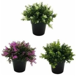 Pianta Artificiale Fiore Artificiale Pianta Artificiale Pianta Verde Pianta In Vaso Bonsai Vaso In Vaso Fiore Artificiale All'ingrosso Fiore Artificiale (colore Loto) -Vendite VIDAXL 85905985 4