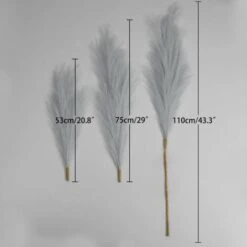 3 Pezzi Erba Della Pampas Secca Decorative, 110 Cm Pampas Decorative Alte Piume Decorative Per Vaso, Boho Grigio Colore, Per Decorazioni Natale Interno Casa Nozze 9 3 Pezzi Erba Della Pampas Secca Decorative, 110 Cm Pampas Decorative Alte Piume Decorative Per Vaso, Boho Grigio Colore, Per Decorazioni Natale Interno Casa Nozze -Vendite VIDAXL 87220617 5