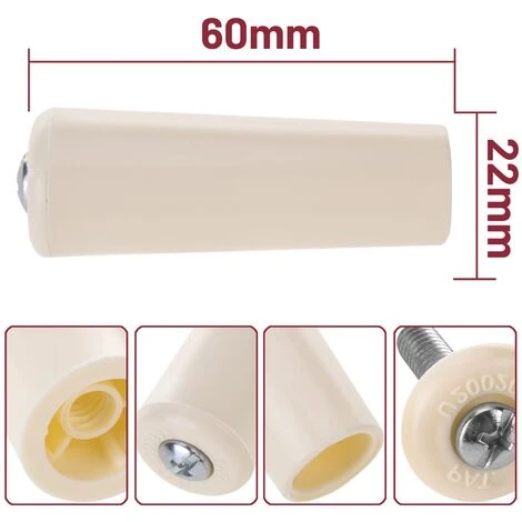 PrixPrime - Tappo Avorio Da 60 Mm Per Persiane 4 PrixPrime - Tappo Avorio Da 60 Mm Per Persiane - immagine 4