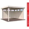 Gazebo Da Giardino In Legno Lamellare D'Abete Nordico - Cm 350X350cm - Italfromgiard5