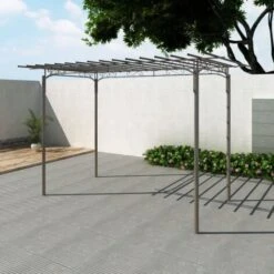 Arco Pergola Da Giardino Per Rose In Acciaio Decorazione Giardino VidaXL