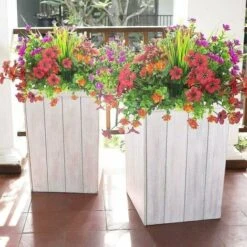 Decorazione Per Veranda Da Giardino In Finta Plastica Resistente Ai Raggi UV, Confezione Da 20 Piante Artificiali Da Esterno -Vendite VIDAXL 95773704 4