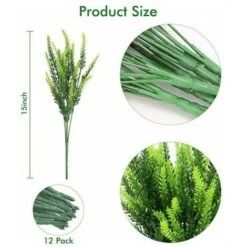 Lotti Fiori Artificiali Di Plastica Gialla Lavanda Fiori Finti Gialli Artificiali Decorazione Per Feste, Matrimoni, Casa, Ristorante 7 Lotti Fiori Artificiali Di Plastica Gialla Lavanda Fiori Finti Gialli Artificiali Decorazione Per Feste, Matrimoni, Casa, Ristorante -Vendite VIDAXL 95789552 3