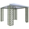 Gazebo Da Esterno Fox 2022 In Legno, 3x3 M