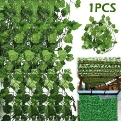 36 Fiori Finti Da 2 M, Ghirlanda Artificiale Verde, Ghirlanda Di Edera, Piante Sospese, Replica Di Nozze -Vendite VIDAXL 95930892 3