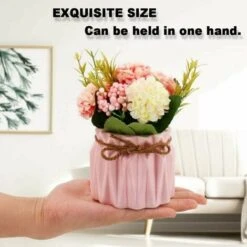Fiori Di Ortensia Artificiale In Vaso Con Vaso In Ceramica, Varietà Di Palline Di Fiori In Seta Finta Bonsai Per Decorazioni Interne Per Camera Da Letto, Matrimoni, Scrivania, Decorazioni Per Davanzal 8 Fiori Di Ortensia Artificiale In Vaso Con Vaso In Ceramica, Varietà Di Palline Di Fiori In Seta Finta Bonsai Per Decorazioni Interne Per Camera Da Letto, Matrimoni, Scrivania, Decorazioni Per Davanzal -Vendite VIDAXL 96205919 4