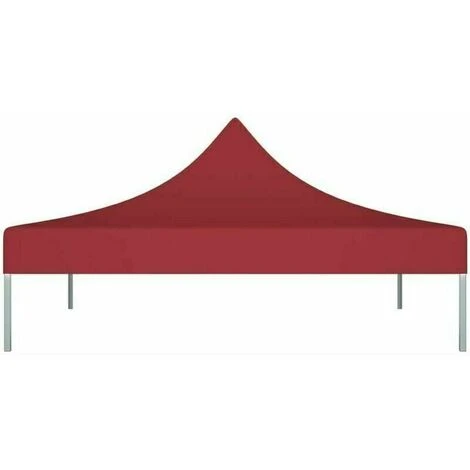 Tenda Per Feste E Barnum Tetto Per Tenda Per Feste 3x3 M Bordeaux 270 G/m² 2 Tenda Per Feste E Barnum Tetto Per Tenda Per Feste 3x3 M Bordeaux 270 G/m² - immagine 2