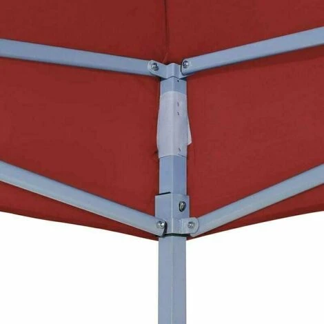 Tenda Per Feste E Barnum Tetto Per Tenda Per Feste 3x3 M Bordeaux 270 G/m² 4 Tenda Per Feste E Barnum Tetto Per Tenda Per Feste 3x3 M Bordeaux 270 G/m² - immagine 4