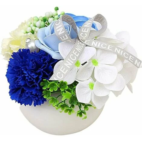 Vaso Da Fiori Artificiale In Vaso Di Plastica - Per Interni Ed Esterni - Decorazione Da Giardino , A 1 Vaso Da Fiori Artificiale In Vaso Di Plastica - Per Interni Ed Esterni - Decorazione Da Giardino , A