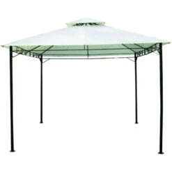 Telo Di Ricambio Universale Per Gazebo Con Air Vent Copertura Ecrù 180 Gr -3 X 3 Mt 6 Telo Di Ricambio Universale Per Gazebo Con Air Vent Copertura Ecrù 180 Gr -3 X 3 Mt -Vendite VIDAXL 96282342 3