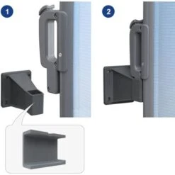 Songmics Staffa Da Parete Per Tende, Adatto A Tutte Le Tende Laterali -Vendite VIDAXL 96923297 3