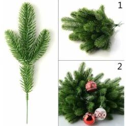Rami Di Pino Artificiale, Rami Di Alberi Artificiali, Rami Di Alberi Artificiali, Aghi, Ghirlande, Accessori Fai Da Te Per Natale E Come Decorazione Di Casa E Ja -Vendite VIDAXL 97680424 5