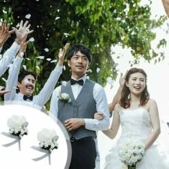 2 Pezzi Fiori Da Polso Da Sposa, Fiore All'occhiello Della Rosa, Fiore All'occhiello Del Corpetto, Fiore All'occhiello Del Matrimonio, Set Di Fiori Del Corpetto, Usato Per Matrimoni, Feste Da Ballo, B -Vendite VIDAXL 99784521 3